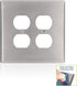 Leviton 84116 SS WP 2G DUP OVERSIZED......