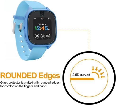 Supershieldz (2 Pack) Designed for Verizon (Gizmo Watch 3) Tempered Glass Screen Protector, Anti Scratch, Bubble Free......