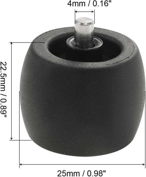 PATIKIL Replacement Front Wheel Part Accessories for R101AE RV1001AE UR1100SRUS AV1002AE AV1010AE RV100AE Robot Vacuum Cleaner...