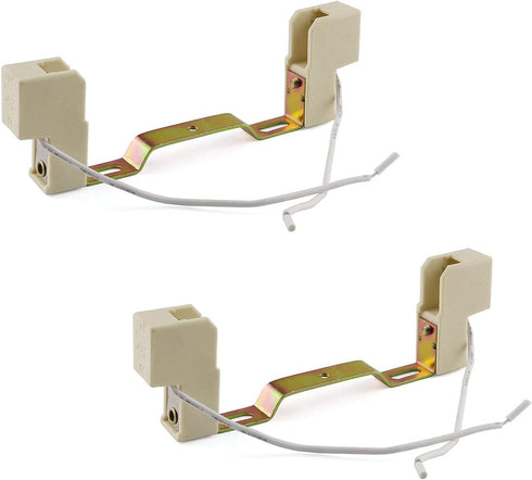 E-outstanding 2PCS R7S Ceramics Lamp Base Socket Lamp Holder Conveter Connector For T3 Halogen Light Bulb, 118mm...