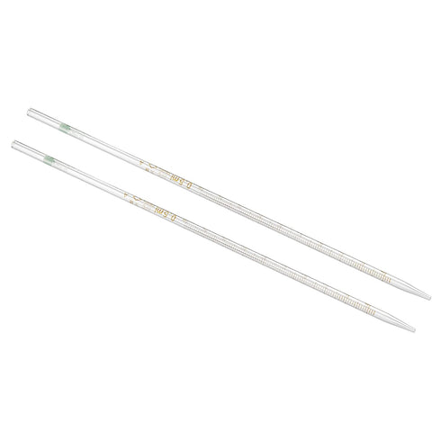 PATIKIL Graduated Dropper Pipettes, 2 Pcs 0.5ml Reusable Borosilicate Glass Pipette for Transfer Liquid for Laboratory, Chemistry, Clear...