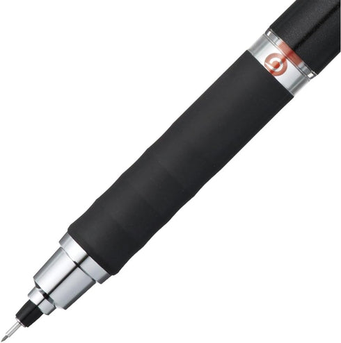 Uni Mechanical Pencil, Kuru Toga Rubber Grip Model 0.5mm, Black (M56561P.24)...
