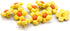 20 pcs Cute Resin Little Yellow Flowers with Shank Sewing Coat Buttons -18mm -11/16"...