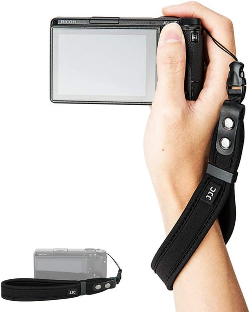 JJC Camera Wrist Strap, Soft Neoprene Hand Strap for Sony ZV-1 RX100 VI V IV III II VA Nikon Z30 Ricoh GR IIIx GR III GR II Canon EOS R100 G7X Mar...