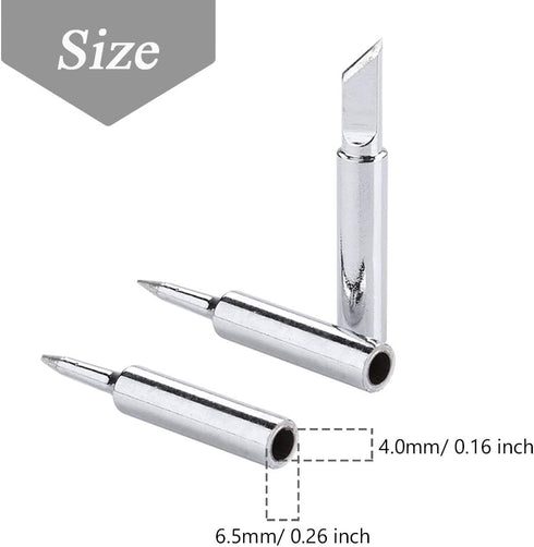 Mesee 17Pcs Soldering Iron Tips Kit 900M Lead-Free Solder Iron Tip Welding Replacement Accessories for Hakko, Radio Shack, TENMA, ATTEN, Quick, Ao...