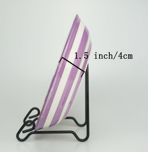 Artliving 2 Pack Display Stand Easel Iron Bowl Stands for Display Medium Deep Bowls, Platters and Deep Dishes...