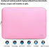 Naukay 15.6 Inch Laptop Sleeve,Resistant Neoprene Laptop Sleeve/Notebook Computer Pocket Case/Tablet Briefcase Carrying Bag - (pink)...