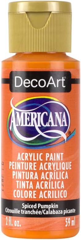 DecoArt Americana Acrylic Paint, 2-Ounce, Spiced Pumpkin...