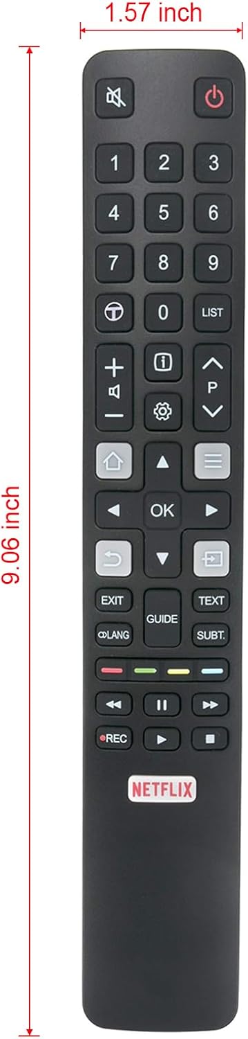 New Remote Control fit for TCL LED TV P20 P4 P6 C2 C4 C5 C6 X2 X4 C8 X7 P8M Series 49C2US 55C2US 65C2US 75C2US 43P20US 50P20US 55P20US 60P20US 65P...