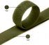 1 Inch Wide Olive Drab Sew on Hook and Loop Tape Non-Adhesive 1 Yd Length Green Nylon Hook Loop Tape Fabric Fastener Set for Military Form Bags Cl...