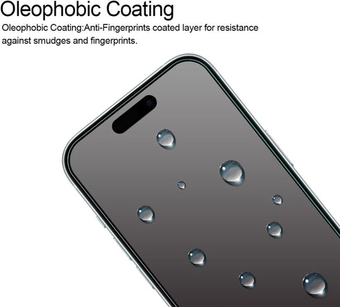 Supershieldz (2 Pack) Designed for iPhone 15 (6.1 inch) + Camera Lens Tempered Glass Screen Protector, Anti Scratch, Bubble Free......