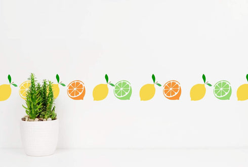 Lemon Stencils, 5 Pcs Summer Painting Stencils for Farmhouse Wood Signs Welcome Lemon Reusable Mylar Template for Pillows Wall Scrapbook Card Maki...