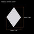 HARFINGTON 200 Count English Paper Piecing Small Rhombus Shapes Paper Quilting Templates Patchwork English Paper Piecing Supplies for Quilting Sew...