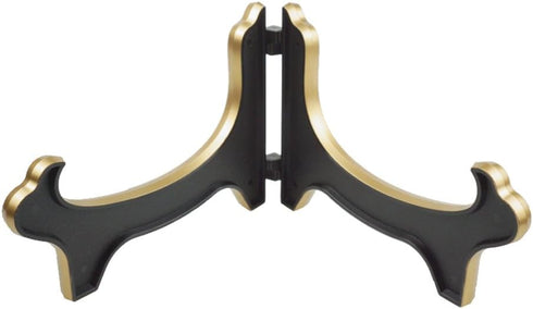 Artliving Display Stand Easel Bowl Stands for Display Large Deep Bowls, Platters and Deep Dishes Black Gold...