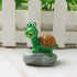 3Pcs Animal Sculpture Frog Ornament Turtle Resin Statue Animal Statue for Micro Landscape Flowerpot Lawn Yard Garden Fish Tank Ornament...