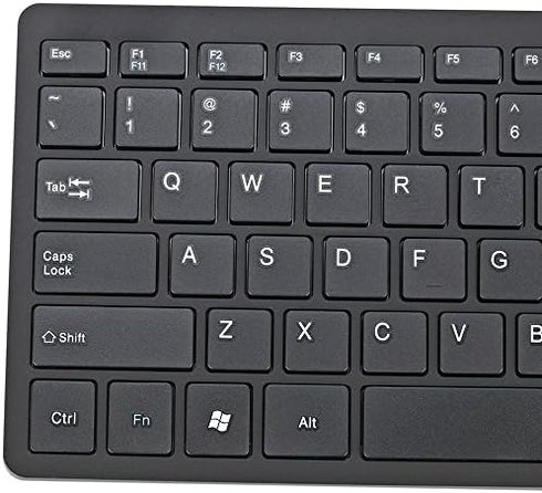 iKKEGOL USB Mini Slim Wired 78 Key Small Super Thin Compact Keyboard for Desktop Laptop PC Win 7 Mac (Black)...