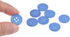 160pcs 24L Sewing Buttons 5/8"(15mm) Resin Round Flat 4-Hole Craft Buttons for Sewing Clothing and DIY, Light Blue...