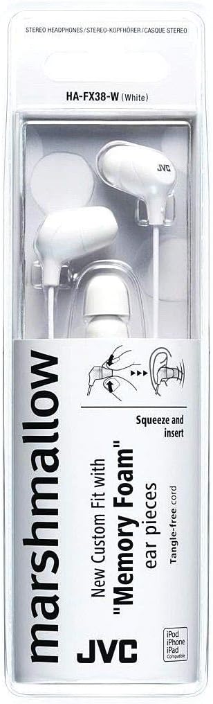 JVC Marshmallow Memory Foam Earbud White (HAFX38W)......