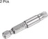 2pcs TT45 Star 7 Point Screwdriver Bit 1/4" Hex Shank 2" Length Magnetic Security Torx Screw Driver Power Tool...