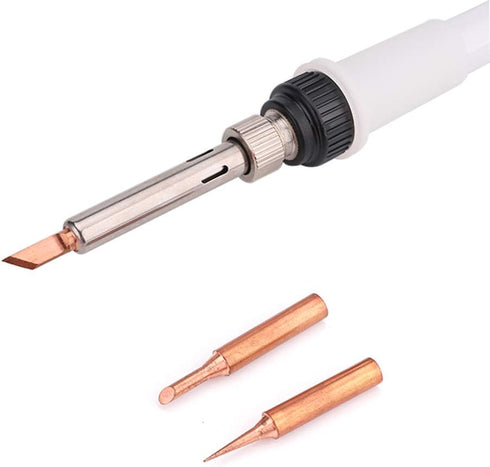 Mesee 12 Pcs Soldering Iron Tip Kit, Lead-Free Copper 900M Solder Tips Replacement Welding Head Tool Accessories for Hakko, Radio Shack, TENMA, AT...