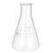 PATIKIL Erlenmeyer Flask, 150ml 5.1oz Narrow Mouth Graduated Flasks Borosilicate Glass with Printed Graduation for Lab Experiment Chemistry Scienc...
