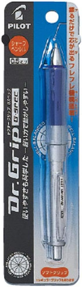 Pilot Dr. Grip G Spec Soft Grip Mechanical Pencil 0.5 mm Soft Blue Body...