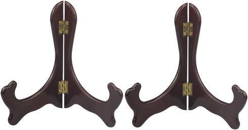 Artliving 6 inch wood-like Easels Plate Stand Holder Display Stands -Set of 2...