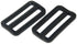 CooBigo 12 Pack Plastic Buckles for Straps 2 Inch Tri-Glide Slide, Plastic Slide Clip Heavy Duty Adjustable Webbing Tri-glides Slider Buckle for B...