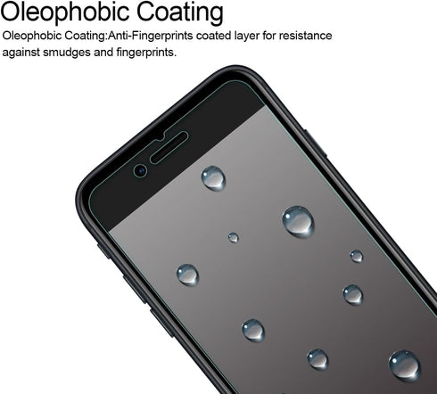 Supershieldz (2 Pack) Designed for iPhone SE (2022/2020, 3rd/2nd Generation) / iPhone 8/7 (4.7 Inch) Tempered Glass Screen Protector, Anti Scratch...