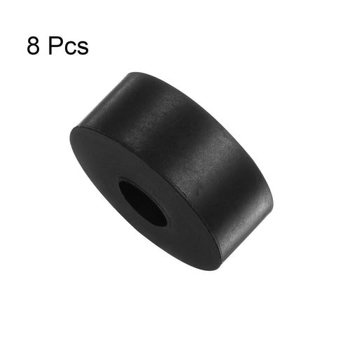 8pcs Rubber Spacer 2 Inch OD 0.8 Inch ID 0.8 Inch Thick Neoprene Round Anti Vibration Isolation Pads Isolator Rubber Washers Bushings for Home Car...