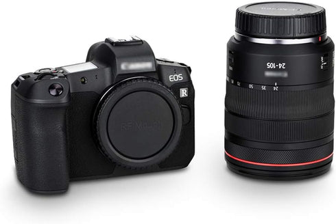 Camera Rear Lens Cap & Body Cap Cover for Canon RF Mount Mirrorless Camera EOS R8 R50 R10 R7 R3 R5C R6 Mark II R6 R5 R RP Replace RF Rear Lens Cap...