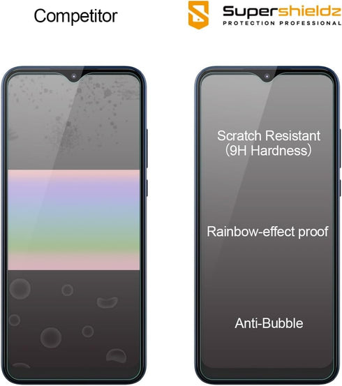 Supershieldz (2 Pack) Designed for Motorola Moto G Play (2021) Tempered Glass Screen Protector, Anti Scratch, Bubble Free...