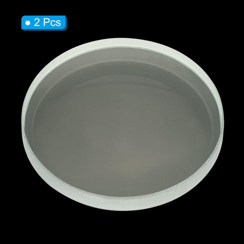 PATIKIL 6" (150mm) Focal Length Double Concave Lens, 2 Pack 50mm Diameter 6mm Height Glass Optically Polished Round Edges Lens for Physics Experim...