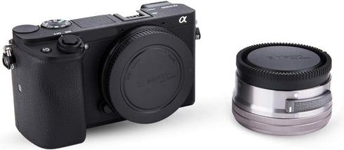 2 Pack JJC E-Mount Body Cap & Rear Lens Cap Kit for Sony A6000 A6100 A6300 A6400 A6500 A6600 A6700 A5100 A7C A7CR A7 IV III II A7R V IV III II A7S...