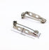yueton 200pcs Metal Double Hole Craft Pin Back Clasp Brooch Safety Pins Bar Pins Findings...