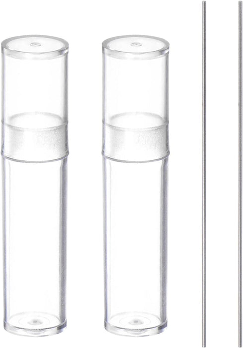 2pcs 0.0039" Pin Gage 0.1mm Diameter Metric Tolerance 0.001mm Class X Plug Gage Pin, Bearing Steel Go No-Go Plug Gage...