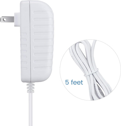 12V 3A Power Cord Replacement for 4moms mamaRoo 4, RockaRoo Baby Swing, AC Adapter Charger White...