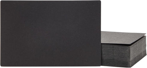 Juvale 100 Pack Black Index Cards - Perfect for Studying, Office and School Supplies, and DIY Crafts (3x5 Inches) - Ideal for Notetaking and Organ...