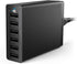 Anker Charger, 60W 6 Port Charging Station, PowerPort 6 Multi USB Charger for iPhone 15/Pro/Pro Max/14/13, iPad Pro/Air/Mini, Galaxy S23/S22/S21, ...