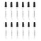 PATIKIL Eye Dropper, 12Pcs 1ml Glass Graduated Bent and Straight Tip Pipette Measured Dropper with Rubber Cap for Essential Oils, Lab Experiments,...