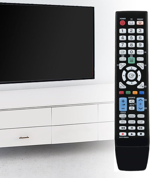 BN59-00860A Replaced Remote fit for Samsung TV BN59-00937A UE46D6510 UN32EH4500 UN46ES6100F UN32EH5300 LE55B750 LE52B750 LE46B750 LE52B750u1w LE46...