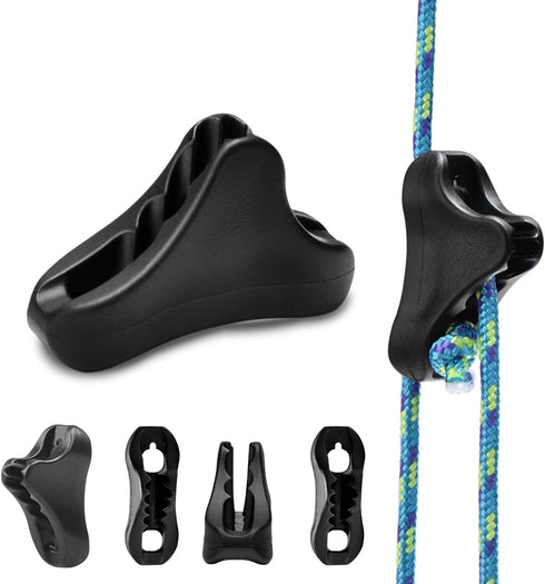 12Pack Rope Tensioner Ultralight Guyline Tensioners Adjuster Tent Rope, Rope Tightener for Tents & Tarps Paracord Ultralight Backpacking Gear, fit...