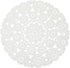Juvale White Lace Paper Doilies for Tea Party Decorations - 12 in Round, White, 200 Pack Disposable Paper Placemats - Round Placemats...