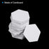 200 Count English Paper Piecing Hexagon 10mm Shapes Paper Quilting Templates Patchwork English Paper Piecing Supplies for Quilting Sewing DIY Craf...