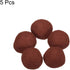 PATIKIL Wool Felt Balls Beads Wool Felting Pom 3cm 30mm Brown for Home Crafts Handcrafts Project DIY Pack of 5...
