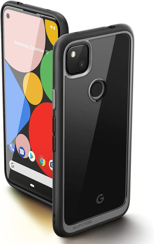 SUPCASE Unicorn Beetle Style Series Case Designed for Google Pixel 4A (2020 Release), Premium Hybrid Protective Case (Black)...