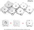 20 Sets Plum Magnetic Snaps Buttons for Sewing Supplies 15mm Purse Snap Clasps Button for Sewing, Craft, Bags, Clothes, Leather (Silver)...