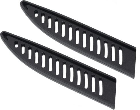 PATIKIL PP Safety Knife Cover Sleeves for 5" Utility Knife, 2 Pack Knives Edge Guard Blade Protector Universal Knife Sheath for Kitchen, Black...
