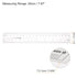 2pcs Film Flexible Ruler 8 Inch 0.1mm Scale PET Plastic Folding Straight Ruler Calibration Soft Ruler Measuring Tool for Factory, Transparent...