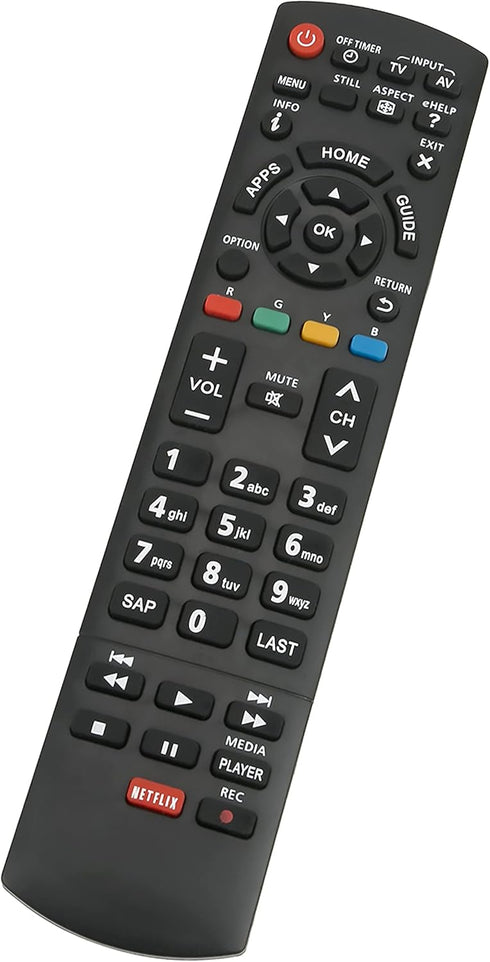 New N2QAYB000835 Replace Remote fit for PANASONIC TV TC-P55ST60 TC-P50ST60 TC-L55ET60 TC-P60ST60 TC-P65ST60...